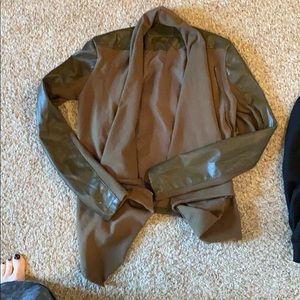 Excellent condition blank nyc faux leather jacket